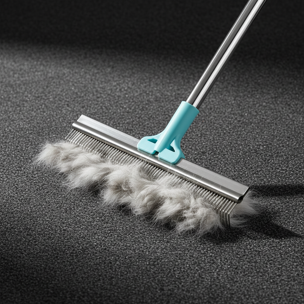 Close-up fur removal